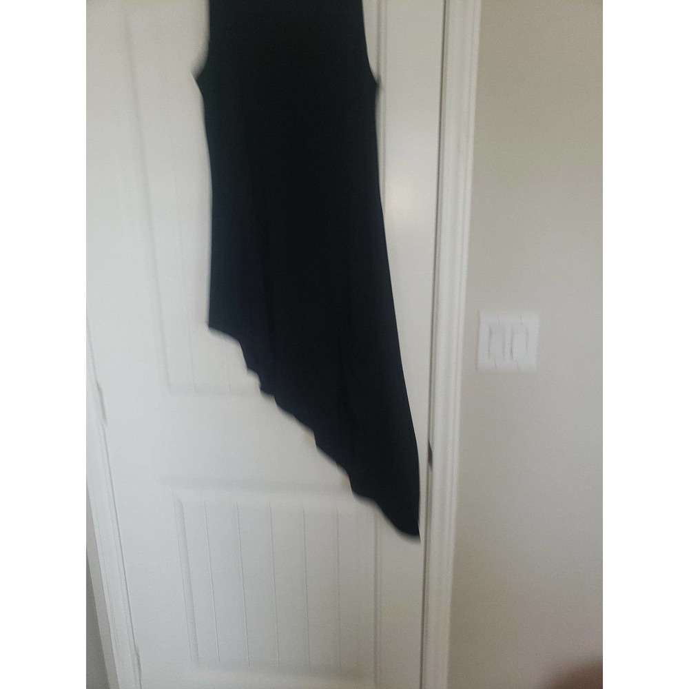 Symbli Made in can Black A-Line Mid Length Dress One-Piece SZ 10 - Picture 3 of 5